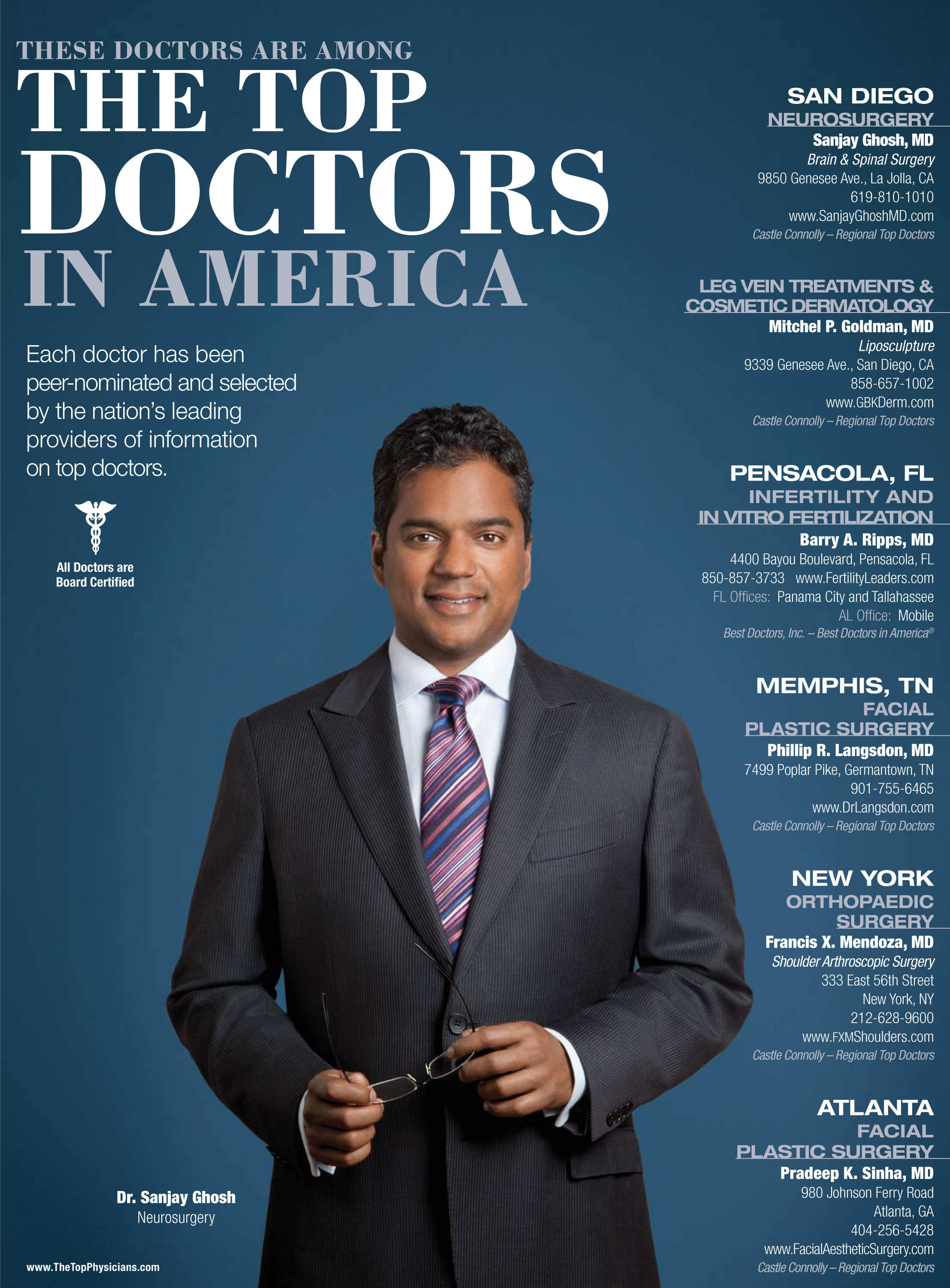 Who are some top neurosurgeons in the United States?